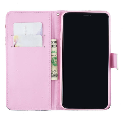 Horizontal Flip Leather Case with Holder & Card Slots & Wallet For iPhone 12 Pro Max(Cool Cat)-garmade.com