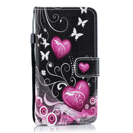 Horizontal Flip Leather Case with Holder & Card Slots & Wallet For iPhone 12 Pro Max(Peach Heart)-garmade.com