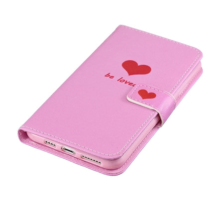 Horizontal Flip Leather Case with Holder & Card Slots & Wallet For iPhone 12 Pro Max(Heart)-garmade.com