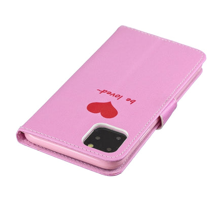 Horizontal Flip Leather Case with Holder & Card Slots & Wallet For iPhone 12 Pro Max(Heart)-garmade.com