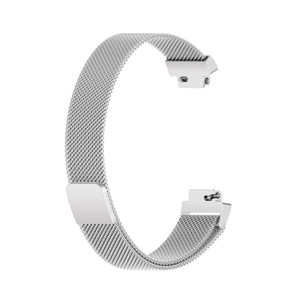 For Fitbit Inspire 2 Milanese Replacement Wrist Strap Watchband, Size:L(Silver)-garmade.com