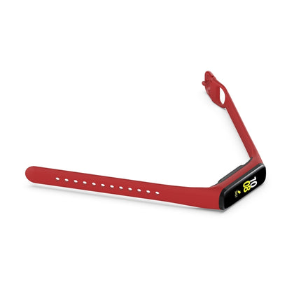 For Samsung Galaxy Fit 2 Silicone Replacement Wrist Strap Watchband(Red)-garmade.com