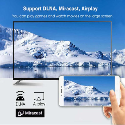 H96 Mini V8 4K Smart TV Box with Remote Control, Android 10.0, RK3228A Quad-core Cortex-A7, 1GB+8GB, Built-in TikTok, Support DLNA / HDMI / USBx2 / 2.4G WIFI, Plug Type:UK Plug-garmade.com