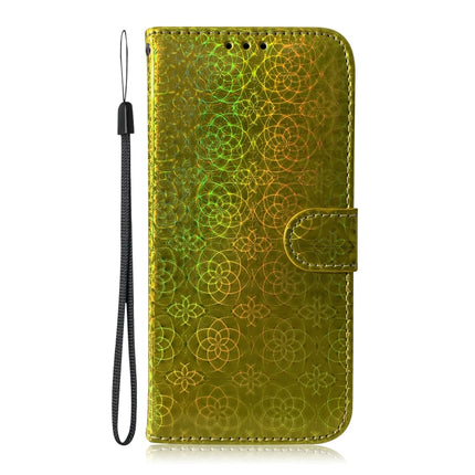 For Galaxy Note 10 Solid Color Colorful Magnetic Buckle Horizontal Flip PU Leather Case with Holder & Card Slots & Wallet & Lanyard(Gold)-garmade.com