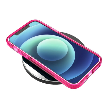 Shockproof Grid Texture TPU Protective Case For iPhone 12 mini(Red)-garmade.com