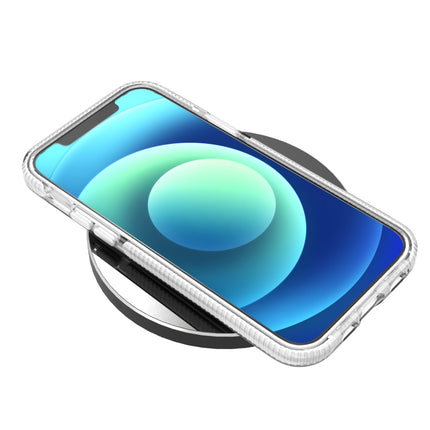 Shockproof Grid Texture TPU Protective Case For iPhone 12 mini(White)-garmade.com