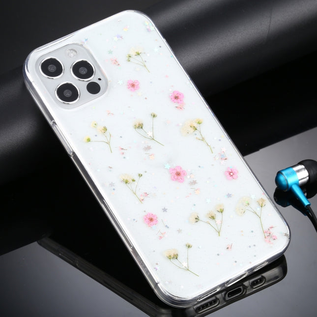 Gypsophila Flowers Pattern TPU Protective Case For iPhone 11 Pro(Pink)-garmade.com