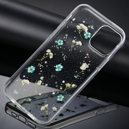 Gypsophila Flowers Pattern TPU Protective Case For iPhone 11 Pro(Green)-garmade.com