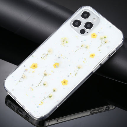 Gypsophila Flowers Pattern TPU Protective Case For iPhone 11 Pro Max(Yellow)-garmade.com
