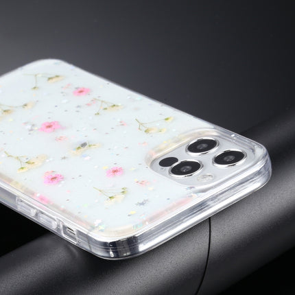Gypsophila Flowers Pattern TPU Protective Case For iPhone 12 Pro Max(Pink)-garmade.com