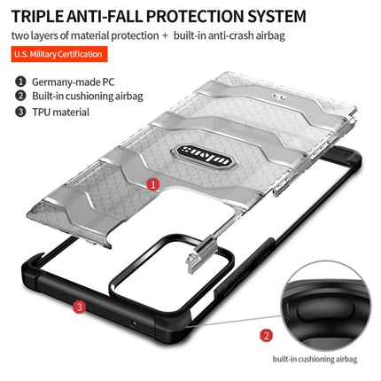 For Samsung Galaxy Note20 Ultra wlons Explorer Series PC+TPU Protective Case(Dark Green)-garmade.com
