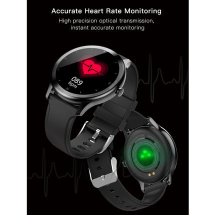 G28 1.28 inch TFT Color Screen IP68 Waterproof Smart Watch, Support Sleep Monitor / Heart Rate Monitor / Blood Pressure Monitor(Black)-garmade.com