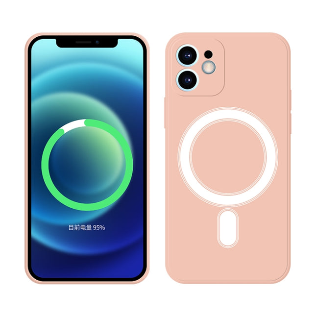 Silicone Full Coverage Shockproof Magsafe Case For iPhone 11 Pro(Pink)-garmade.com