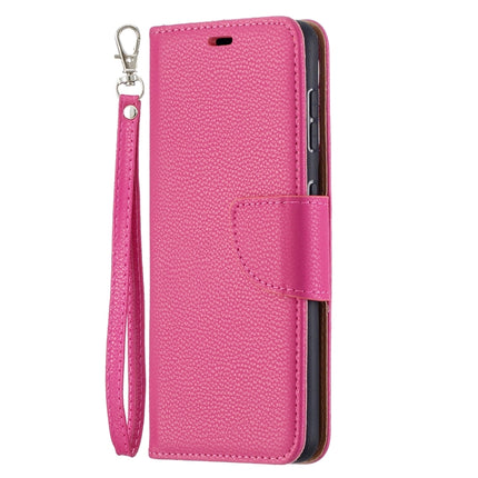 For Samsung Galaxy S21 5G Litchi Texture Pure Color Horizontal Flip Leather Case with Holder & Card Slots & Wallet & Lanyard(Rose Red)-garmade.com