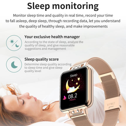 ZL13 1.22 inch Color Screen IP67 Waterproof Smart Watch, Support Sleep Monitor / Heart Rate Monitor / Menstrual Cycle Reminder, Style: Red Leather Strap-garmade.com