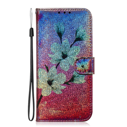 Colored Drawing Pattern Colorful Magnetic Buckle Horizontal Flip PU Leather Case with Holder & Card Slots & Wallet & Lanyard For Galaxy Note 10 / 10 5G(Magnolia)-garmade.com
