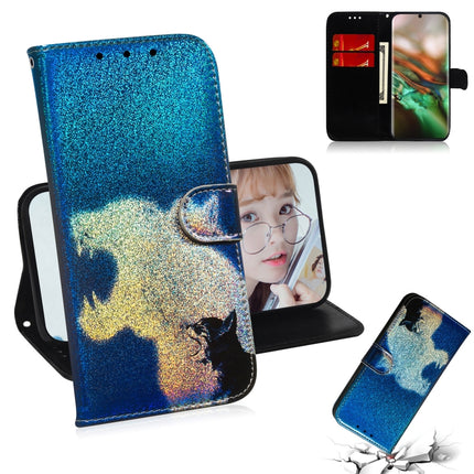Colored Drawing Pattern Colorful Magnetic Buckle Horizontal Flip PU Leather Case with Holder & Card Slots & Wallet & Lanyard For Galaxy Note 10 / 10 5G(Cat and Leopard)-garmade.com