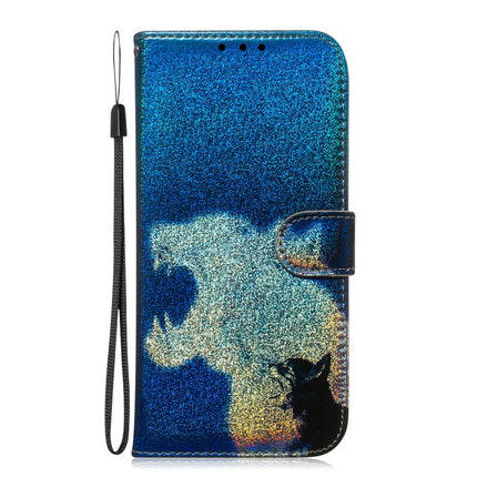 Colored Drawing Pattern Colorful Magnetic Buckle Horizontal Flip PU Leather Case with Holder & Card Slots & Wallet & Lanyard For Galaxy Note 10 / 10 5G(Cat and Leopard)-garmade.com