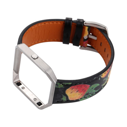 For Fitbit Blaze Men Customized Replacement Wrist Strap Watchband(Strawberry)-garmade.com