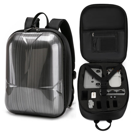 Waterproof Backpack Shoulders Turtle Shell Storage Bag for DJI Mavic Mini 2(Black Liner)-garmade.com