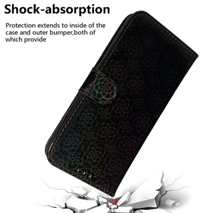 For Samsung Galaxy S21 5G Solid Color Colorful Magnetic Buckle Horizontal Flip PU Leather Case with Holder & Card Slots & Wallet & Lanyard(Black)-garmade.com