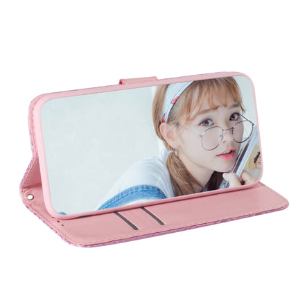 For Samsung Galaxy S21+ 5G Solid Color Colorful Magnetic Buckle Horizontal Flip PU Leather Case with Holder & Card Slots & Wallet & Lanyard(Pink)-garmade.com