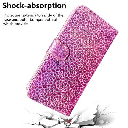 For Samsung Galaxy S21+ 5G Solid Color Colorful Magnetic Buckle Horizontal Flip PU Leather Case with Holder & Card Slots & Wallet & Lanyard(Pink)-garmade.com