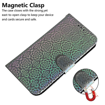 For Samsung Galaxy S21 Ultra 5G Solid Color Colorful Magnetic Buckle Horizontal Flip PU Leather Case with Holder & Card Slots & Wallet & Lanyard(Silver)-garmade.com