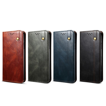 For Samsung Galaxy S20 FE 5G / 4G / S20 Fan Edition / S20 Lite / S20 FE 2022 Wax Crazy Horse Texture Leather Case(Brown)-garmade.com