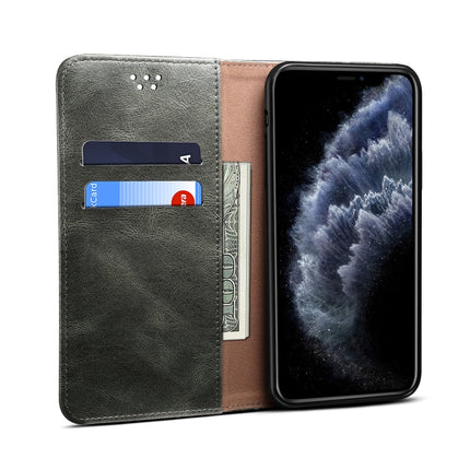 Simple Wax Crazy Horse Texture Horizontal Flip Leather Case with Card Slots & Wallet For iPhone 11 Pro(Black)-garmade.com