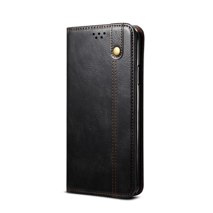 Simple Wax Crazy Horse Texture Horizontal Flip Leather Case with Card Slots & Wallet For iPhone 11 Pro Max(Black)-garmade.com