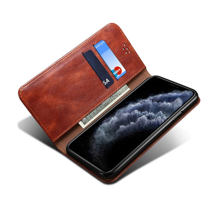 Simple Wax Crazy Horse Texture Horizontal Flip Leather Case with Card Slots & Wallet For iPhone XR(Brown)-garmade.com