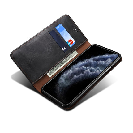 Simple Wax Crazy Horse Texture Horizontal Flip Leather Case with Card Slots & Wallet For iPhone XS Max(Black)-garmade.com