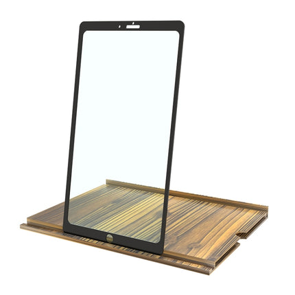 12 Inch Log HD Mobile Phone Screen Amplifier(Golden Wood Grain)-garmade.com