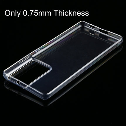 For Samsung Galaxy S21 Ultra 5G 0.75mm Ultrathin Transparent TPU Soft Protective Case-garmade.com