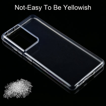 For Samsung Galaxy S21 Ultra 5G 0.75mm Ultrathin Transparent TPU Soft Protective Case-garmade.com