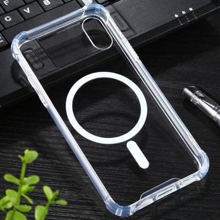 Clear Four-corner Airbag Magnetic Shockproof Protective Magsafe Case-garmade.com