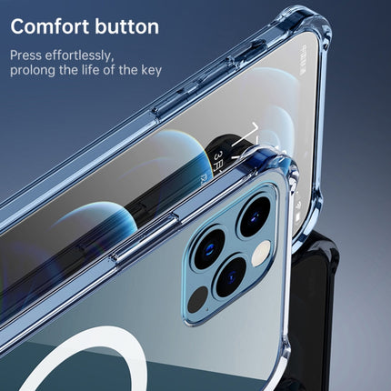 Clear Four-corner Airbag Magnetic Shockproof Protective Magsafe Case-garmade.com