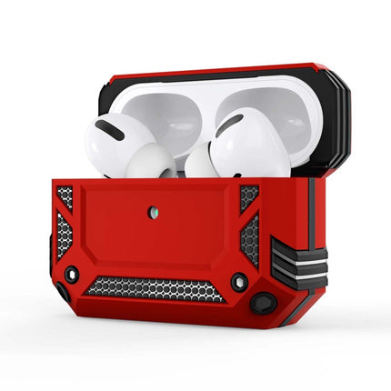 Iron Man Four-corner Shockproof Earphone Protective Cover For AirPods Pro(Gold)-garmade.com