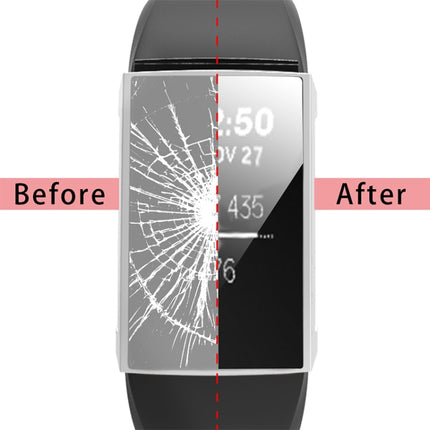 For Fitbit Charge 3 / 4 Full Coverage Plating TPU Watch Case(Silver)-garmade.com