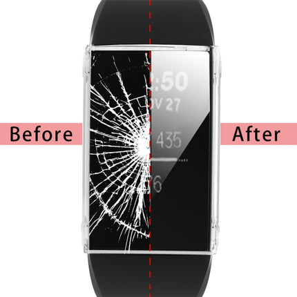For Fitbit Charge 3 / 4 Full Coverage Plating TPU Watch Case(Transparent)-garmade.com