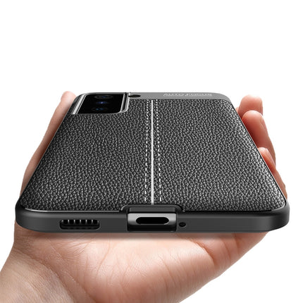 For Samsung Galaxy S21 5G Litchi Texture TPU Shockproof Case(Black)-garmade.com