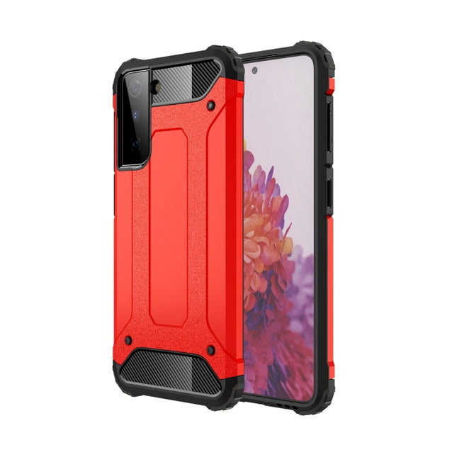 For Samsung Galaxy S21 5G Magic Armor TPU + PC Combination Case(Red)-garmade.com