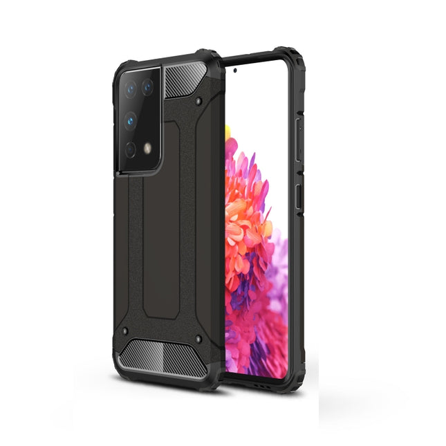 For Samsung Galaxy S21 Ultra 5G Magic Armor TPU + PC Combination Case(Black)-garmade.com