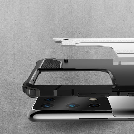 For Samsung Galaxy S21 Ultra 5G Magic Armor TPU + PC Combination Case(Black)-garmade.com