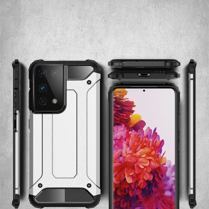 For Samsung Galaxy S21 Ultra 5G Magic Armor TPU + PC Combination Case(Silver)-garmade.com
