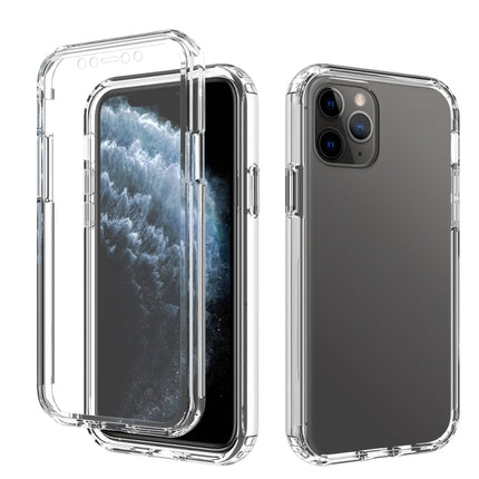 Shockproof High Transparency Two-color Gradual Change PC+TPU Candy Colors Protective Case For iPhone 11 Pro(Transparent)-garmade.com