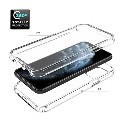Shockproof High Transparency Two-color Gradual Change PC+TPU Candy Colors Protective Case For iPhone 11 Pro(Transparent)-garmade.com