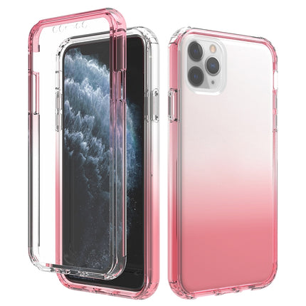 Shockproof High Transparency Two-color Gradual Change PC+TPU Candy Colors Protective Case For iPhone 11 Pro Max(Red)-garmade.com
