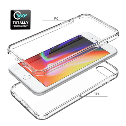 Shockproof High Transparency Two-color Gradual Change PC+TPU Candy Colors Protective Case For iPhone 6 Plus / 6s Plus(Black)-garmade.com